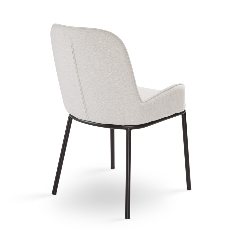 Bennett Dining Chair: Light grey